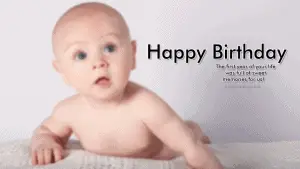  Sweet Birthday Wishes For  Baby