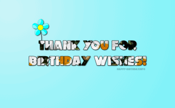 Thank You Messages & Notes for Birthday Wishes on Facebook