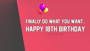 Happy 18th Birthday 2