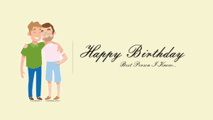 Formal Happy Birthday 1