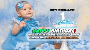 First Happy Birthday Day Wishes