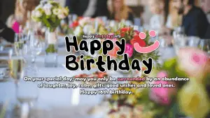 Happy 16th Birthday Wishes