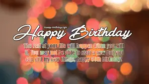 Happy 50th Birthday Wishes 
