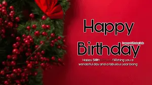 Happy 50th Birthday Wishes 