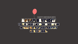 Happy Birthday Papa