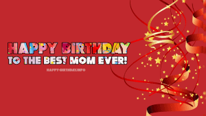 Happy Birthday Mom 