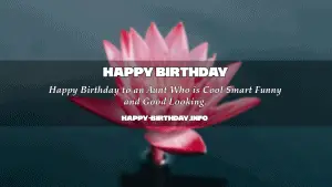 Happy Birthday Wishes For Aunt
