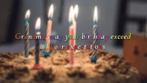 Happy Birthday Wishes For GrandMa 