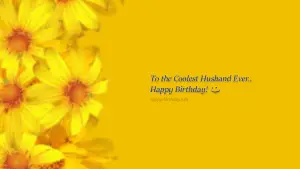 Happy Birthday Wishes For Husband