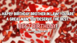 Happy Birthday Wishes For Brother in Law
