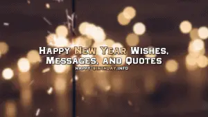 Happy New Years Wishes 