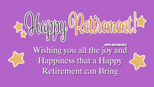 Happy Retirement Wishes