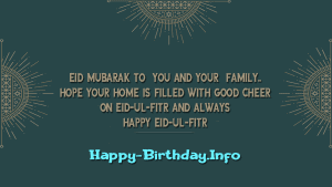 Happy Eid-Ul-Fitr Wishes