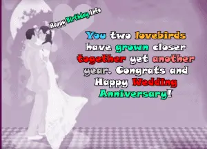 Anniversary Messages for Couple