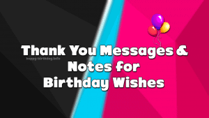 Thank You Wishes