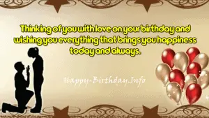 Romantic Birthday Message
