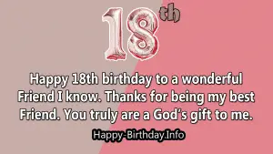 100+ Happy 18th Birthday Wishes, Messages And Quotes