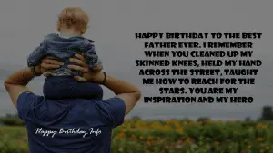 Happy Birthday Wishes For Father