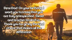 Happy Birthday Wishes For Father