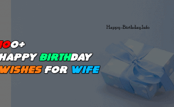 100+ Happy Birthday Wishes For Wife