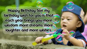 Happy Birthday Wishes For Son