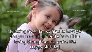 Happy Birthday Wishes For Sister
