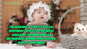 Happy Birthday Wishes For Sister