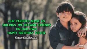 Happy Birthday Wishes For Sister