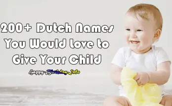 200+ Dutch Names You Would Love to Give Your Child